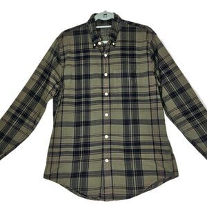 Abercrombie-fitch Women's Green and Brown Shirt, Size Large